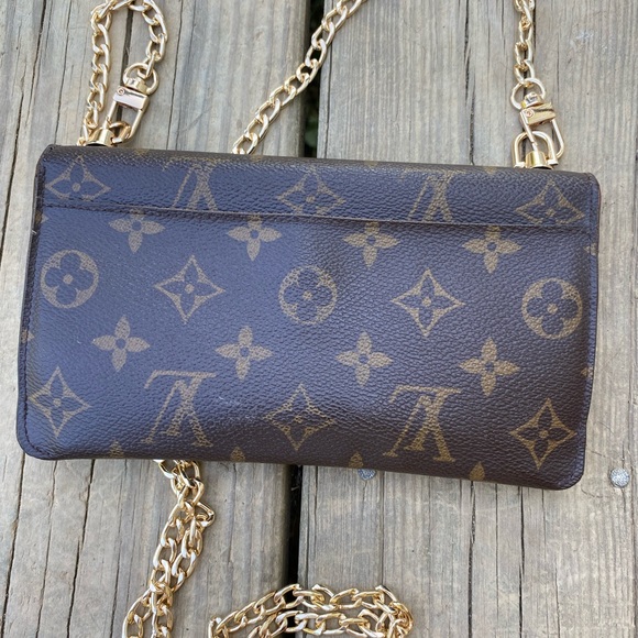 Authentic Louis Vuitton Jeanne classic monogram canvas wallet/ crossbody - Picture 3 of 10